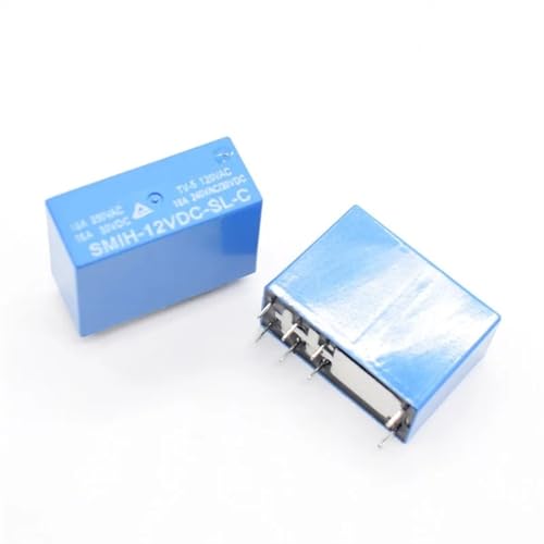 Relés de 12V de 16A para conmutar alta potencia de forma segura con 8 pines SMIH 5