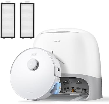 roborock Qrevo Curv 2 Flow Robot Vacuum and Mop with 2 Pack Washable Filter