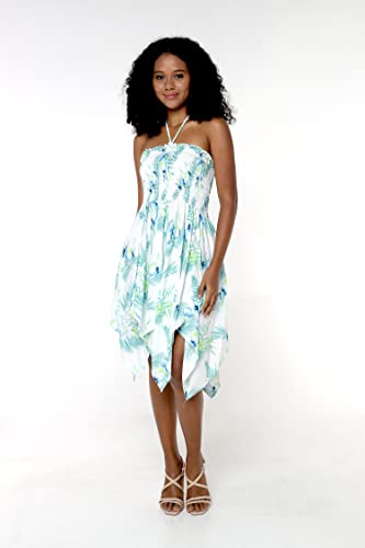 Image of Hawaii Hangover Family Matching Hawaiian Clothes, Orchid Breeze White | Family matching Hawaiian outfits, Orchid Breeze White, lightweight rayon, machine washable, tropical floral print, luaus