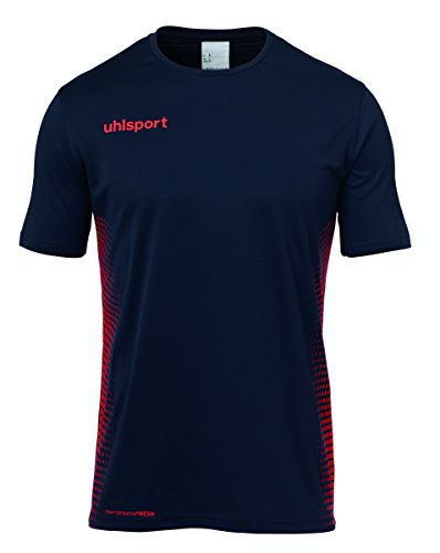 Uhlsport Kinder Kinder Trikot&Shorts Score Trikot&Shorts Kit, Marine/Fluo rot, 116, 100335110