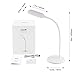 Cordless Lamp Gladle LED Desk Lamp, Battery Operated Table Lamps, Rechargeable Dimmable Reading Light with Timer, Adjustable Gooseneck Touch Lamp for Office, USB Charging Port (White)