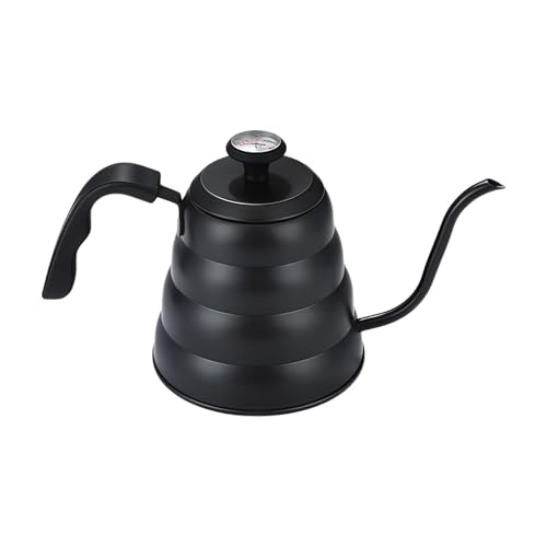 Hervidor de agua para café con cuello curvado, acero inoxidable y 1,2 L 2