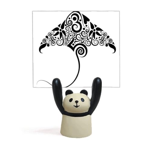 Panda porte-mémo avec figurine skate cadeau anniversaire utile