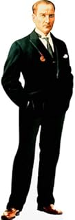 H10022 Mustafa Kemal Ataturk Cardboard Cutout Standup