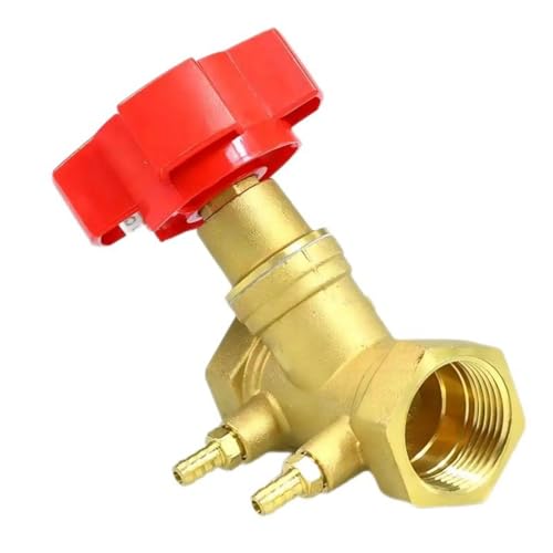 Vanne de débitmètre double régulation DN65 laiton 2-1/2 pouces commande manuelle numérique