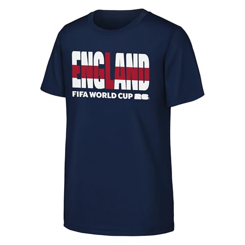 T-shirt England FIFA World Cup pour garçon en textile premium durable