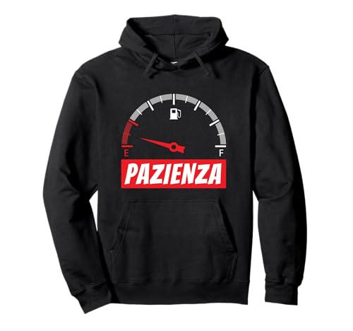 Pazienza 1% Divertenti Frasi Maglia Regali Simpatiche Felpa con Cappuccio