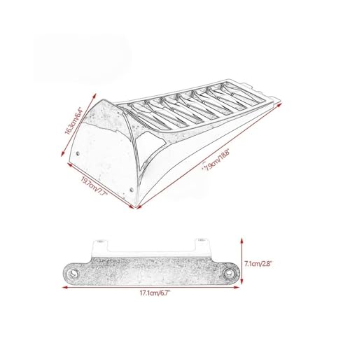 Cubierta térmica Escape Motocicleta Evita Calor Quemaduras Softail Slim FLSL 4