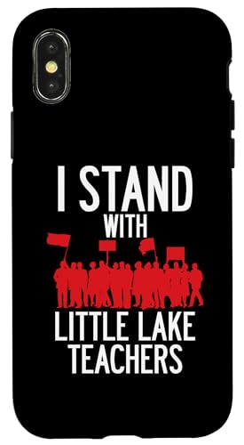 Little Lake Teacher Strike Protest Union �T���^�t�F�X�v�����O�X LA �X�}�z�P�[�X iPhone X/XS �p