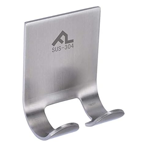 SYKONG Self Adhesive Hooks For Kitchen Bathrooms Water And Rust Proof 304 Stainless Steel Plug Hook Free Hook Hook Wall Power Cord Charger Storage Hook Free Punch Cover