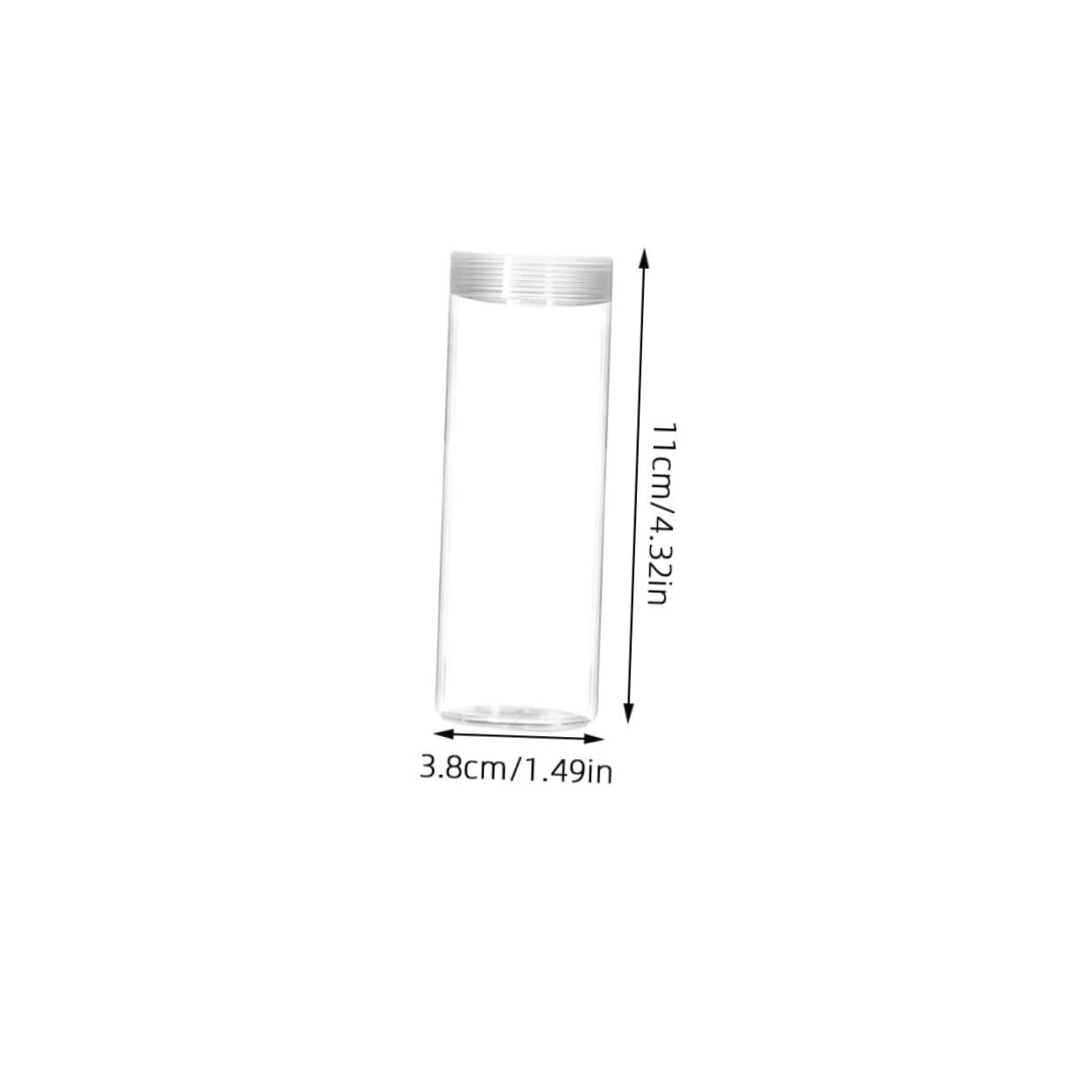 BESTonZON 6 Pièces Diamètre 30mm Tubes De Stockage De Pièces De Monnaie Transparents Boîtes À Pièces en Plastique Stockage De Pièces De Monnaie Protecteurs De Pièces De Monnaie pour Les