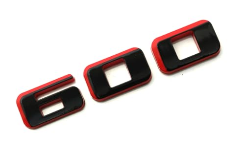 Image of 1x Escalade 600 Logo Badge Decals Replacement for Escalade Rear Liftgate Emblem 3D Nameplate (Redline)
