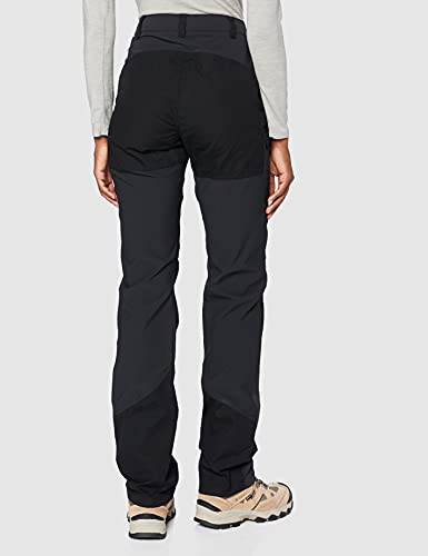 Fjällräven Damen Nikka Curved Hose, Schwarz, 42 EU