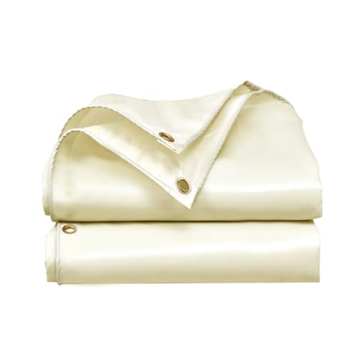 Lonas De PVC Impermeables Cubierta De Lona Gruesa De Alta Resistencia, 500g/m² A Prueba De Rasgaduras Y Desgarros, Resistente A Los Rayos UV con Ojales para Cubrir Y Proteger Al Aire Libre(5X6M)