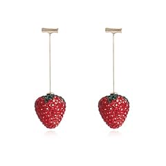 Red Strawberry Earrings
