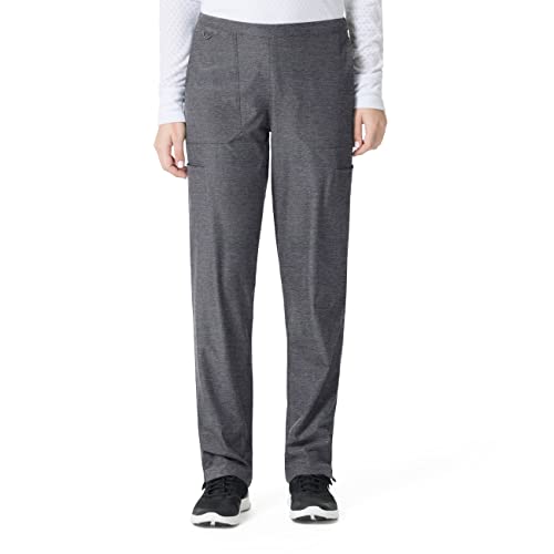 Carhartt Women's Flat Front Straight Leg Pantaloni del Camice Medico, Antracite Melange, X-Large Alto Donna