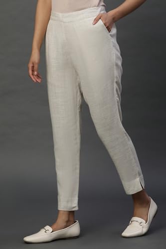 Image of Aurelia Strechable Slim Trouser for Women | Ankle Length Trouser for Women | Pants for Women