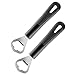 Produktbild Westmark 2 Flaschenöffner/Kronkorkenöffner, Länge: je 17 cm, Stahl/Kunststoff, Gentle, Schwarz, 280822E4