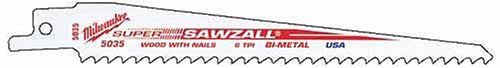 Sawzall Wood Reciprocating Saw Blade