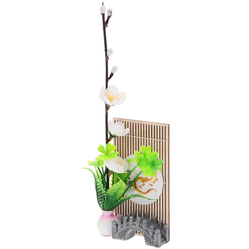 Plato decorativo japonés para sushi Zerodeko de plástico blanco miniatura 1