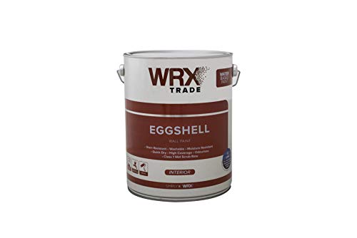 WRX Trade Eggshell Interior Wall Paint (2.5L) / Bathrooms, Kitchens and High Traffic Areas - Brilliant White