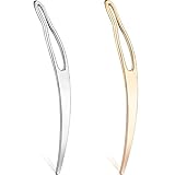 Dreadlock Tool Interlocking Tool for Locs, Easyloc Hair Tool for Dreadlocks, Interlocks or Sisterlocks, Tightening Accessory for Small Starting and Maintaining Your Locs (2 Pieces, Rose Gold, Silver)