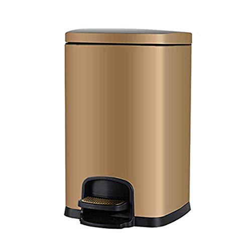 Poubelle cuisine 20L poubelle à pédale boîte en acier inoxydable