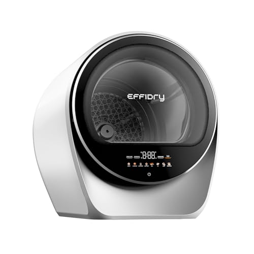 S3 Compact Clothes Dryer,1 cu.ft Capacity,110V 1050W Portable Dryer Machine