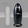 BDSMYEE groß Analplug Φ 7,5 CM,Buttplug Analdildo XXL Analkugeln Analspielzeuge Fisting Plugs Sexspielzeug Analdehner Anal Expander Anal Toys erotisches Sex Spielzeug für die Männer (Schwarz) #1