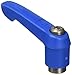 Kipp 06601-1A287 Fiberglass Reinforced Plastic/Steel Adjustable Handle with 1/4-20" Internal Thread,"Novo?Grip" Style, Stainless Steel Components, Inch, Size 1, Traffic Blue Color