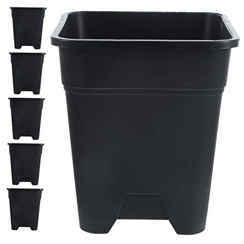 Pot de fleurs plastique drainant et bac de plantation robuste