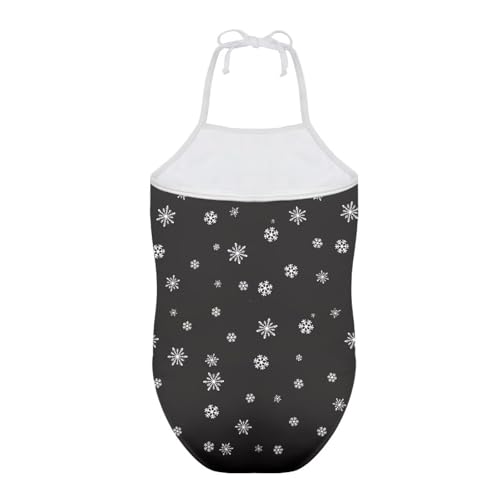 Image of Girls One Pieces Christmas Swimsuit Cute Swimwear Bathing Suits Beach Sport Halter Swimwear Vacation Pool Party Size
