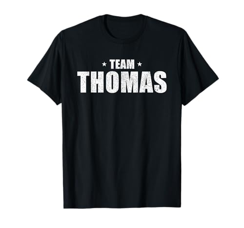 Team Thomas Family Nom de famille Adams correspondant à la naissance T-Shirt
