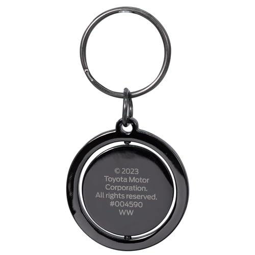 Image of Plasticolor 004590R01 Toyota Racing Development Stripes TRD Black Spinner Key Chain