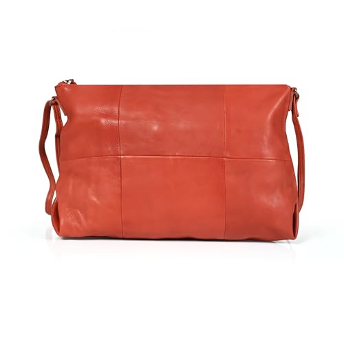 RusticVintage Genuine Leather Shoulder Bag, Totes for Women Purse with Adjustable Strap Zipper Pocket Ladies Shoulder Handbag For Work, Travel, Women’s Large Sling Shopping Bag Carryall, Sling Bag by RusticVintage - Used condition - Image 6