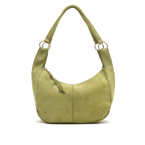 MISAKO Sandrina-1 bolso hombro efecto ante Mujer - Sandrina-1 Verde 24x35x13cm