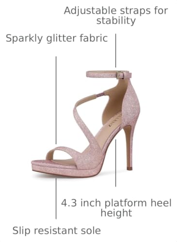 Image of CELLENZ Stiletto Women High Heels: 4.3 Inch Sexy Heel Wear Comfortable | for Formal Dressy Occasion Birthday Night out Wedding Dancing