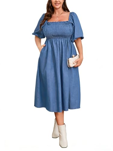plus size button down denim dress Summer Mini Dress: - Jean Dresses for Women have casual dress in Unique Style:Matching Sequin top Never Fully Dressed Tilly Sleeveless