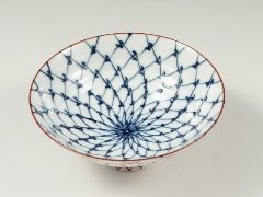 福峰窯　波佐見焼　掛網 飯碗　2個セット Amazon.co.jp: 有田 波佐見焼 福峰窯 掛網 茶碗・湯呑 睦揃