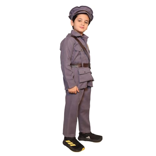 Image of Kaku Fancy Dresses Our Helper Costume for Boys & Girls | Social Helper Doctor, Nurse, Fireman, Postman, Teacher, Farmer Dress For Kids