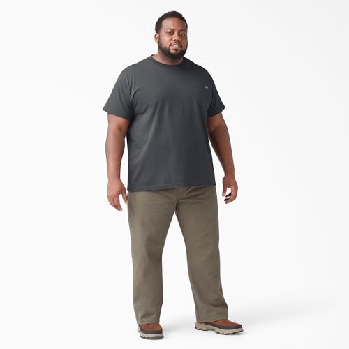 Image of Dickies Men's Heavyweight Heathered Short Sleeve Pocket T-Shirt