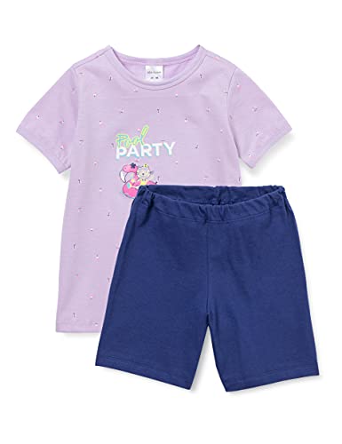 Preisvergleich Produktbild Schiesser Mädchen Cat Zoe Schlafanzug kurz Pyjamaset, Flieder, 98