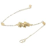 Healeved Pulsera Feng Shui Dorada Ajustable para Mujer Pulsera China de Cadena Fina Amuleto de Fortuna Joyería Riqueza y Suerte Accesorio para Uso Diario y Obsequio Especial