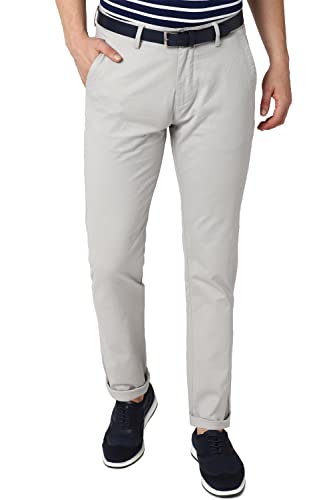 Image of Peter England Men's Slim Casual Pants