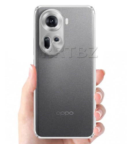 Image of Oppo Reno 11 5G Soft Silicone TPU Back Cover Compatible with Oppo Reno 11 5G, Grey