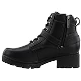 HARLEY-DAVIDSON FOOTWEAR Women's Tegan Ankle Boot ,Black,7 M US