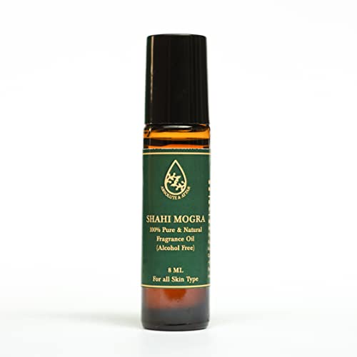 Image of ABSOLUTE & ATTAR 100% Natural Fragrance /Scent Kannauj Attars Rollerball-Roll On Perfume - 8ml (Shahi Mogra)