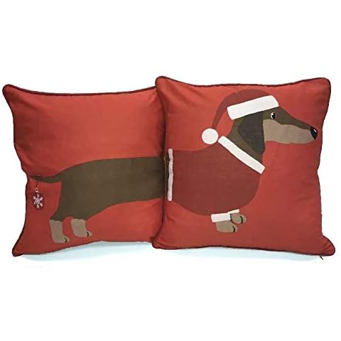 Rapport Festive Sausage Dog Cushion Cover Cover