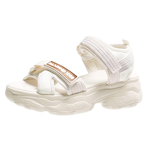 Sandalias deportivas para mujer con rayas para caminar cómoda en verano