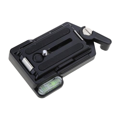 Adaptador de aleación de aluminio QRA-635L placa de montaje deslizante trípode cabeza esférica para cámara DSLR